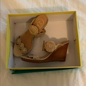 Gold Jack Rodgers wedges